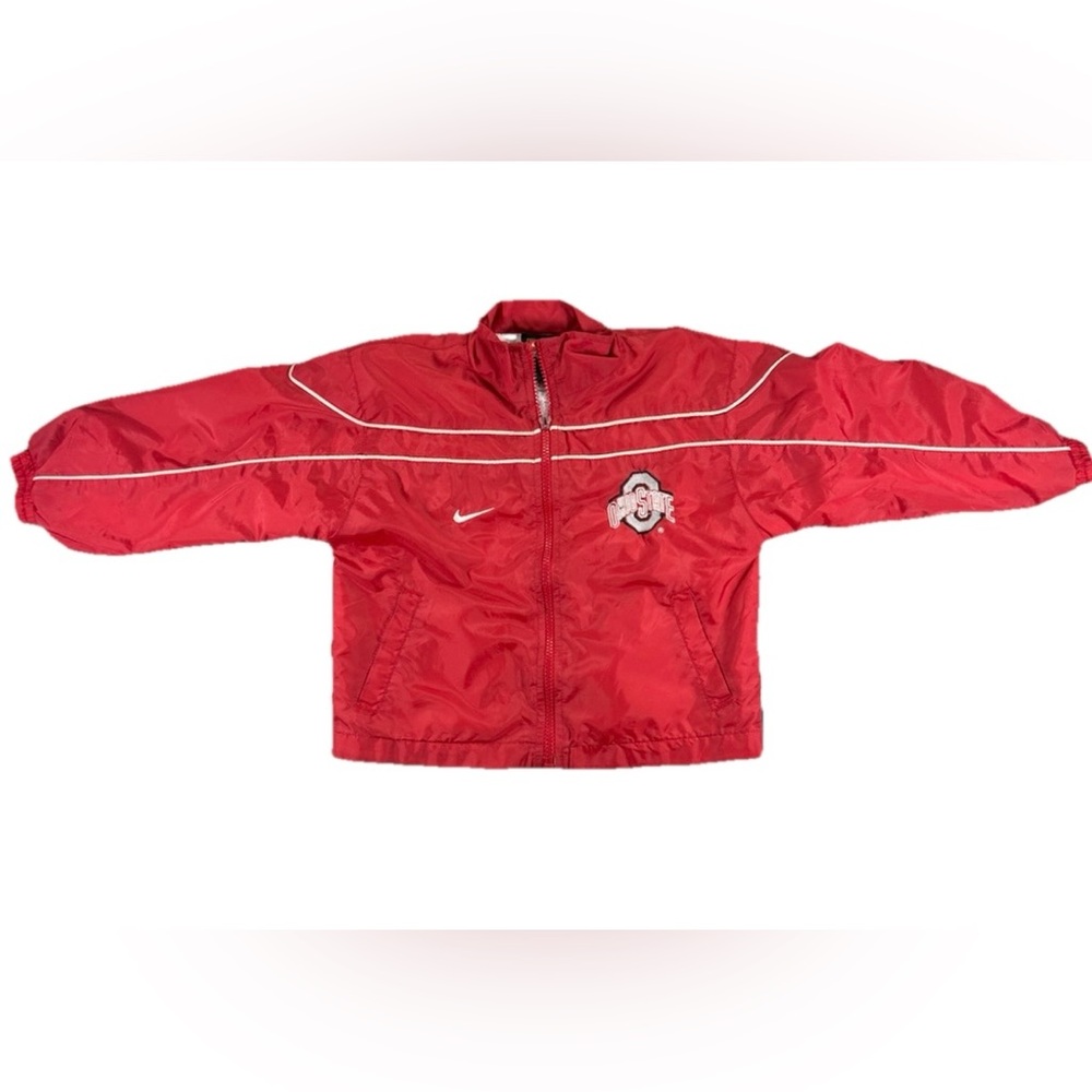 Vintage Nike Ohio Buckeyes Jacket Toddler 4T Red Football Sportswear Windbreaker